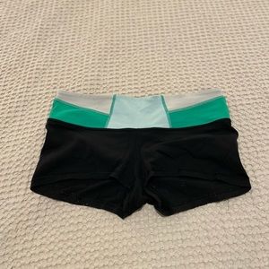 Lululemon Color Block Biker Shorts